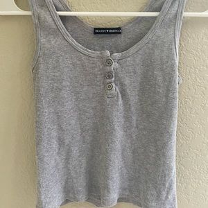 brandy melville gray tank top